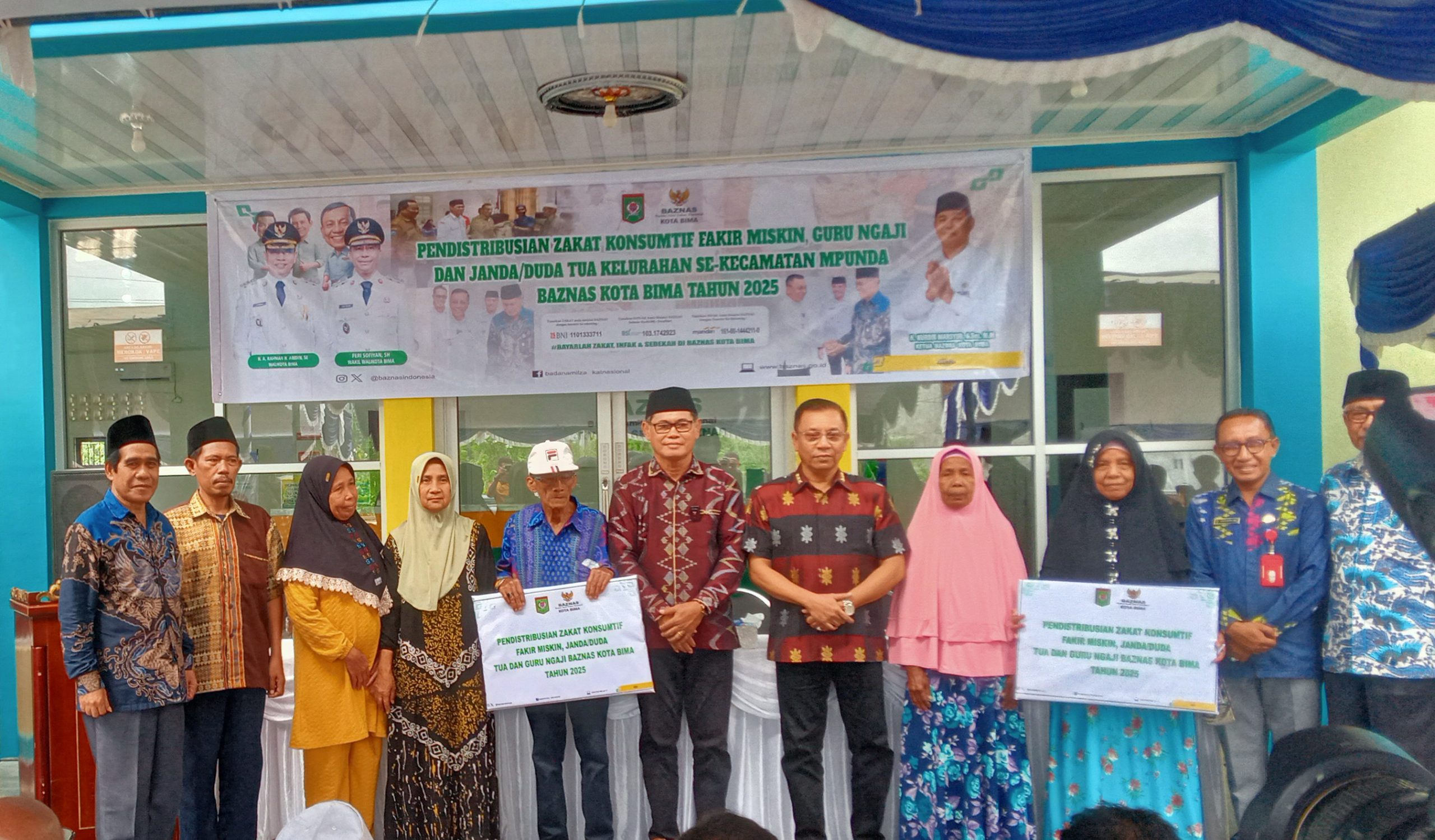Baznas Kota Bima Distribusikan Zakat Konsumtif Bagi 400 mustahid di Kecamatan Mpunda Baznas Kota Bima Distribusikan Zakat Konsumtif Bagi 400 mustahid di Kecamatan Mpunda